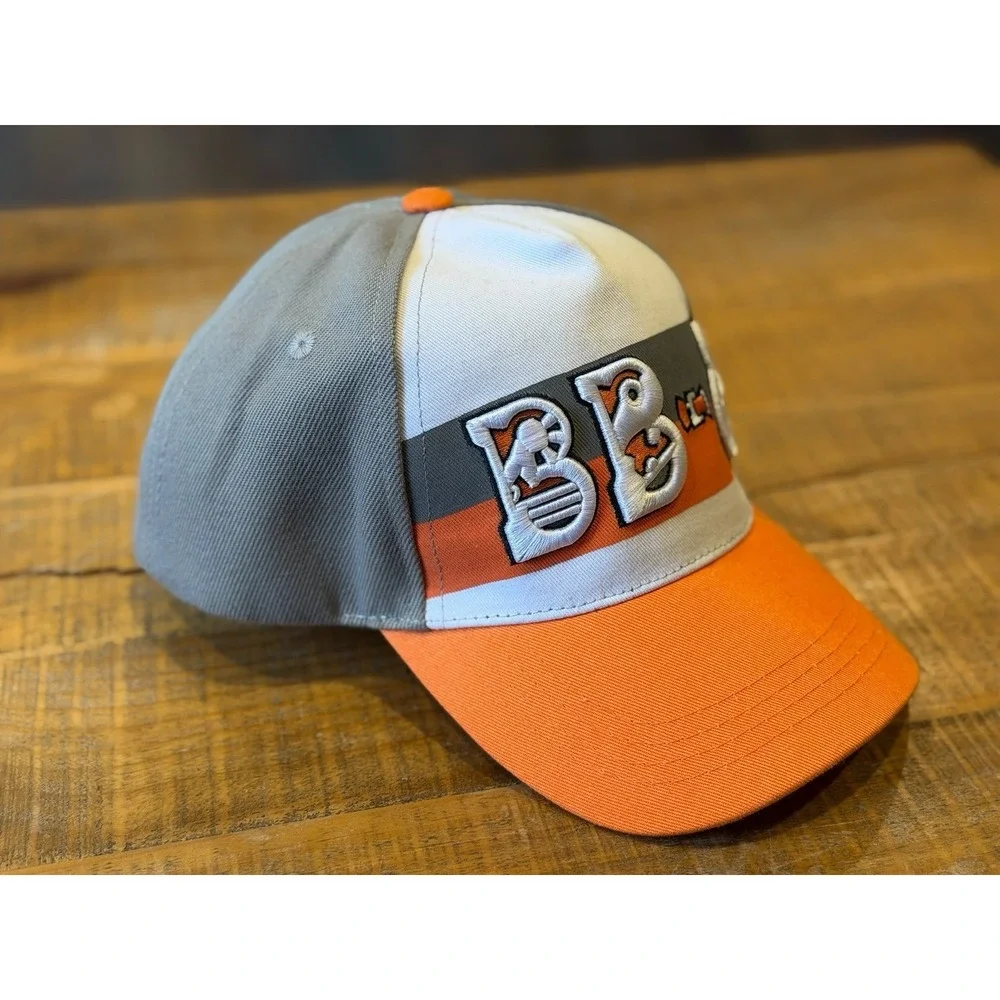 Star Wars BB-8 Kids Adjustable White Gray Orange Hat Youth Cap